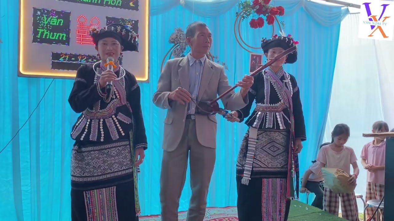 Hát Lào với Đàn Nhị tại Lễ Thành Hôn- Văn Thum/Thị Nó bản Nà Tăm2