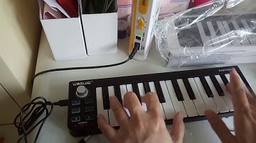 Worlde Easykey 25 Keyboard Controller Unboxing & Test