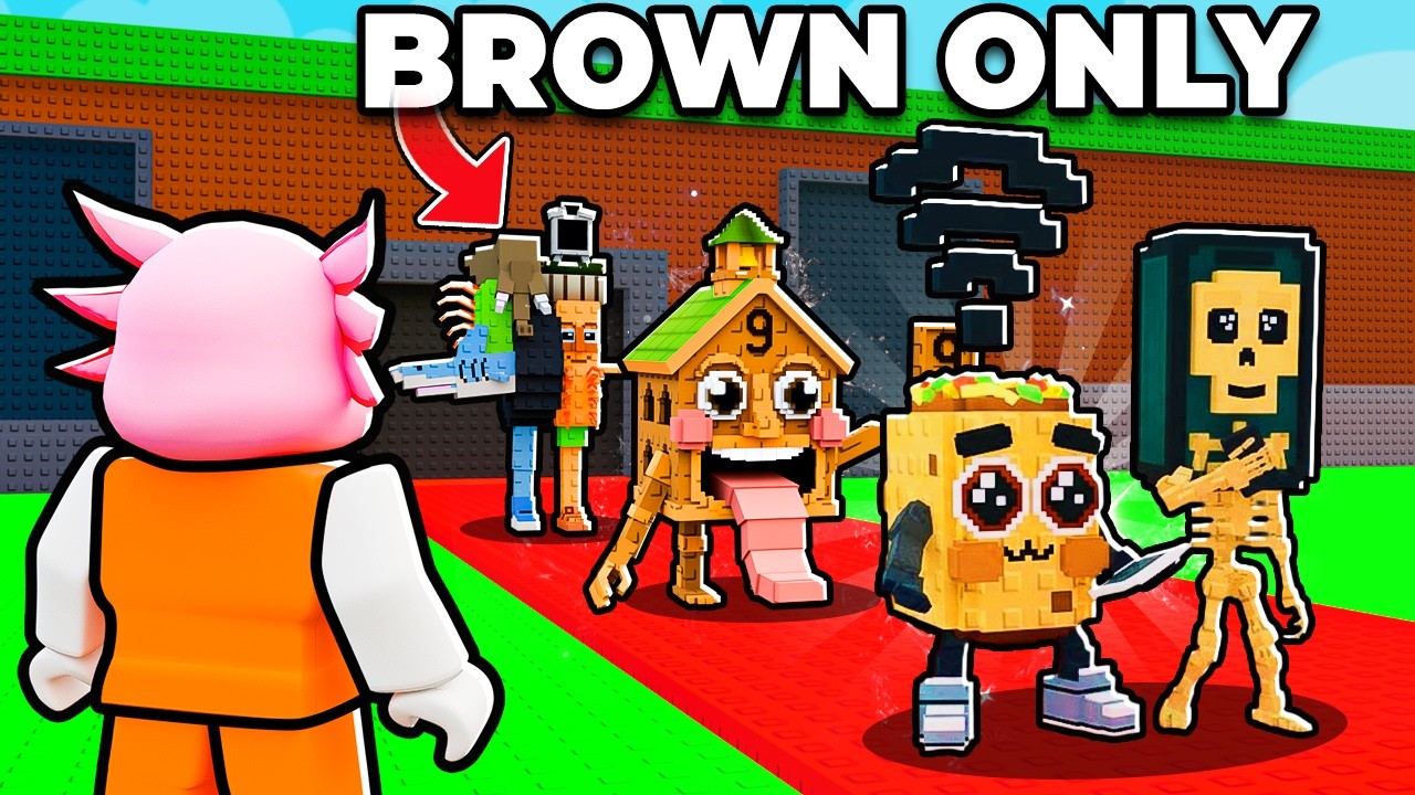 $0 To $1 Trillion With ONLY BROWN Brainrots in Steal a Brainrot…