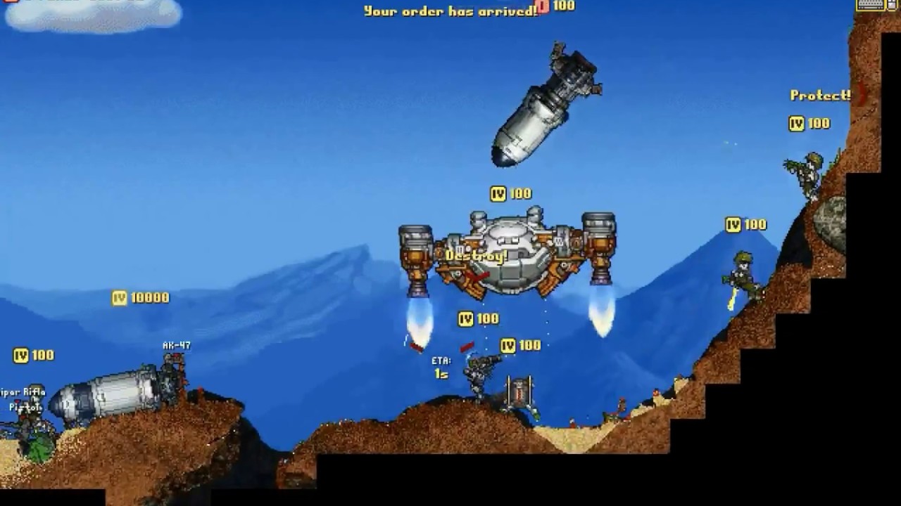Cortex Command нарезка моментов из игры - YouTube