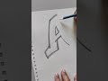 Como HACER letras de GRAFITTIS✍🏽 Comenta tu LETRA FAVORITA🔥 #graffiti  #drawing #tutorial #dibujo  ✅