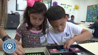 Parkwood Elementary kindergartners use Bloxels to code-build games
