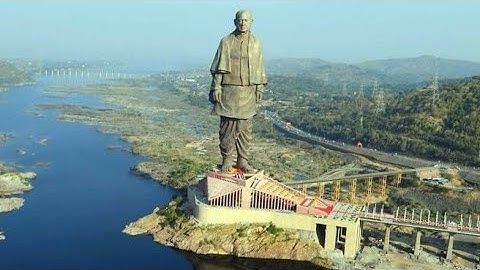 STATUE OF UNITY | Helicopter View  WORLD