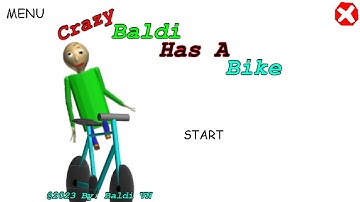 Crazy Baldi Has A Bike - Baldi