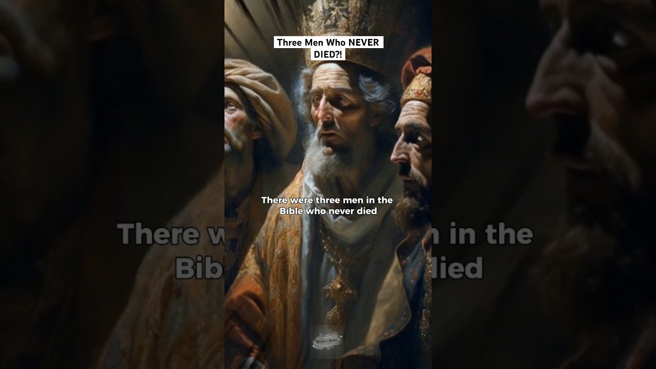 Three Men Who NEVER DIED In The Bible #shorts #bible #story #jesus #history