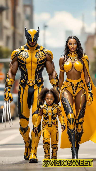 Superhero costume two | deadpool vs wolverine vs heroes | favorite😊? #marvel #shorts #superhero #ai