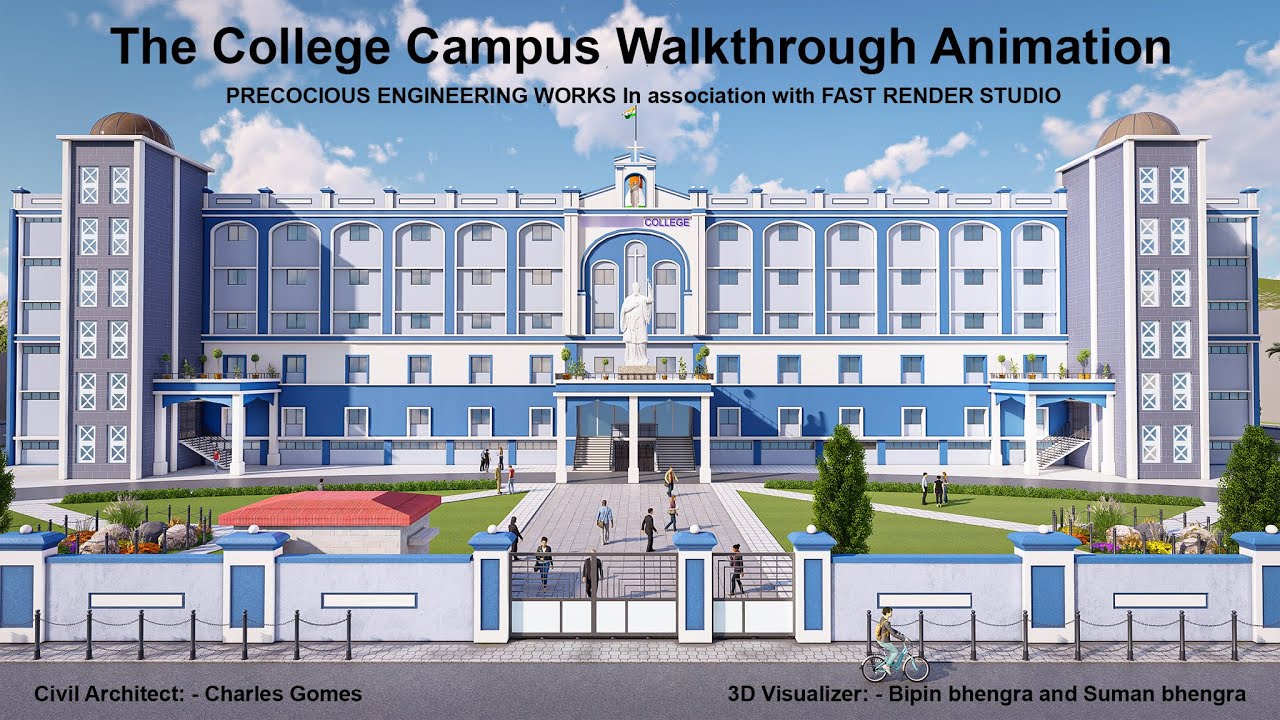 The College Campus Walkthrough Animation YouTube the-college-campus-walkthrough-animation-youtube