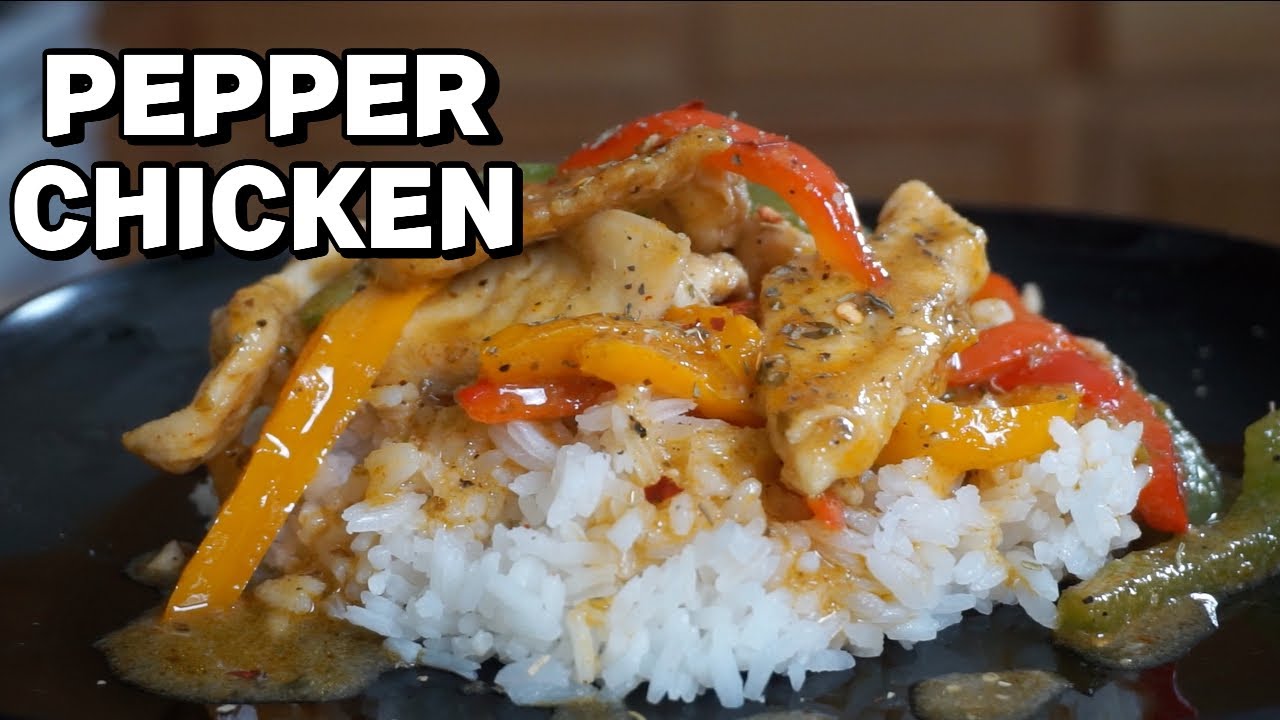 Quick x Easy PEPPER CHICKEN | Meal Prep 