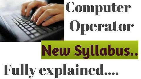 Computer Operator New Syllabus||नेपालमा कम्प्युटर अपरेटरको नयाँ  पाठ्यक्रम को जानकारी ||