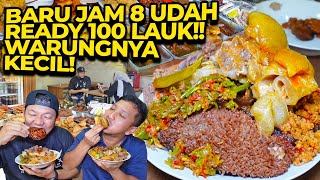 WARUNG KECIL BEGINI UDAH MASAK 100 MENU DARI JAM 8 PAGI!!! FT @KUBILER