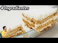 POSTRE de COCO CREMOSO, SOLO MEZCLAR!😍🥥😋4 INGREDIENTES, SIN FUEGO,SIN HORNO,SIN  HUEVO, Receta # 668