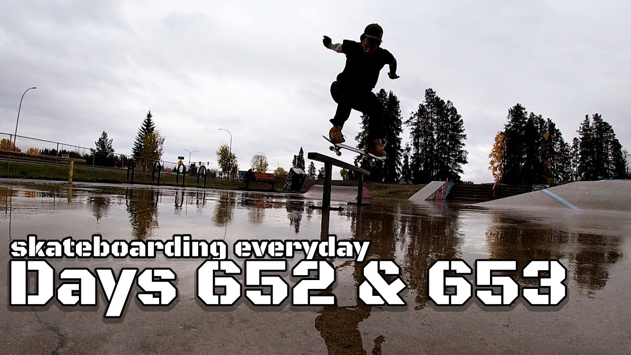 Unofficial World Record | Skateboarding Everyday over 40 | Days 652 & 653