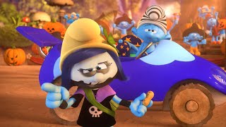 Смурф-гонщики 🎃 Геловінський спеціал 🎃- Смурфики українською мовою | Мультфільми для дітей