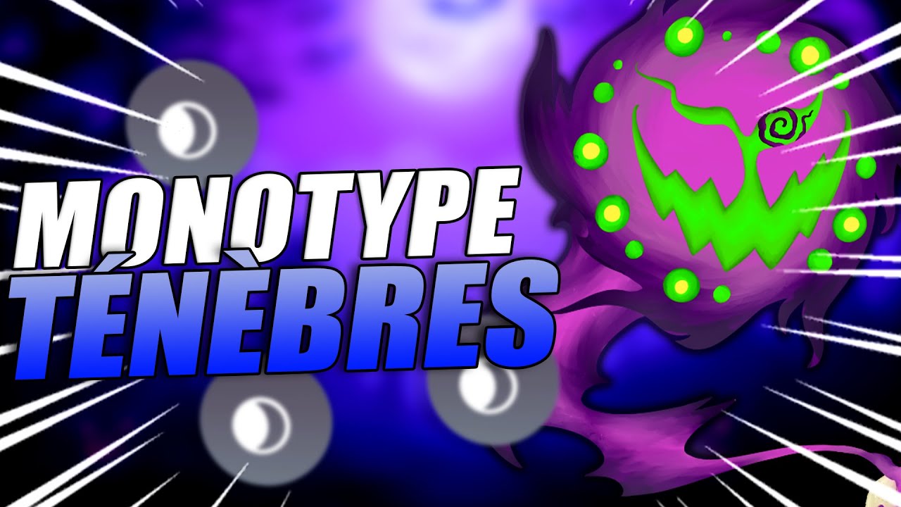 J'ai fini Pokémon PLATINE, mais en Monotype TÉNÈBRES ! 🎃