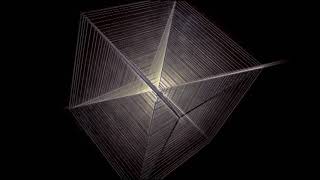 Cube 2 Hypercube tesseract scene