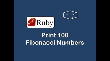 print 100 fibonacci numbers in ruby