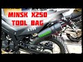 Мотоцикл Минск Х250. Бардачок для инструмента (tool bag)