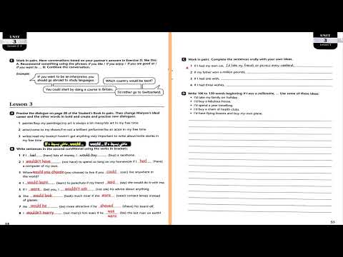 حل صفحة 54 و 55 نشاط انكليزي سادس اعدادي