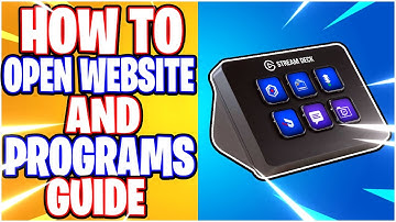 Stream Deck: Ultimate OPEN WEBSITE / PROGRAM Guide (StreamDeck Mini, 15 Key, XL) Setup & Tutorial
