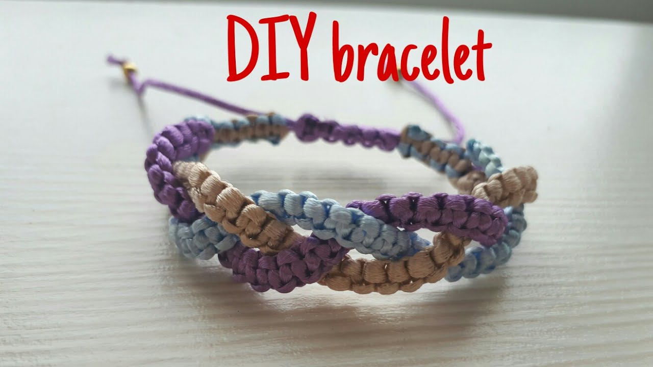 Gozel qolbaq duzeldek / bileklik yapımı / DiY bracelet /плетение ...