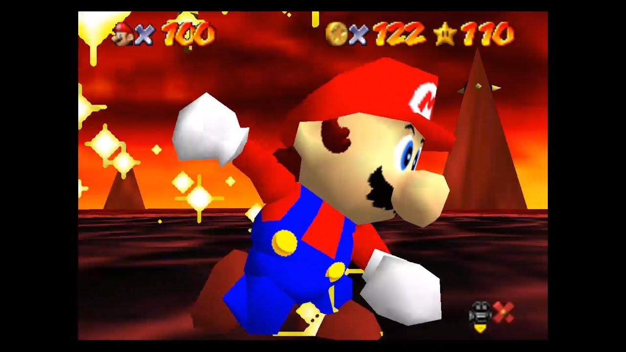 SM64: Openworld Edition - Course 15: Flaming Fire Field + Lava Station ...