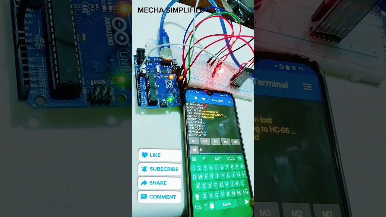 Control RGB Lights with Your Phone (Arduino Tutorial)