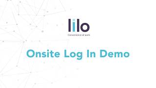 Lilo Onsite Setup Demo