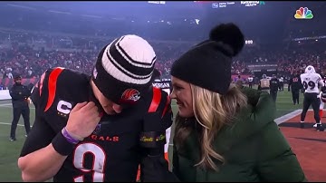 Joe Burrow and Sam Hubbard postgame interview after close win vs. Ravens