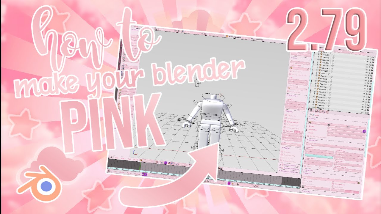 how to make your blender pink || solivia ✧