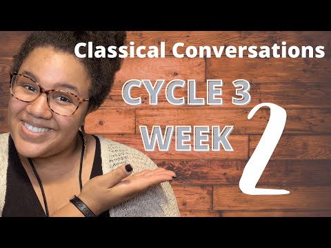CLASSICAL CONVERSATIONS CYCLE 3 WEEK 2 NEW GRAMMAR | SCIENCE, MATH, ENGLISH, LATIN, HISTORY