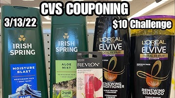 CVS COUPONING $10 Challenge | ALL DIGITAL COUPONS! Beginners Start Here! March 15, 2022