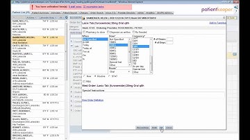 Patient Keeper: CPOE