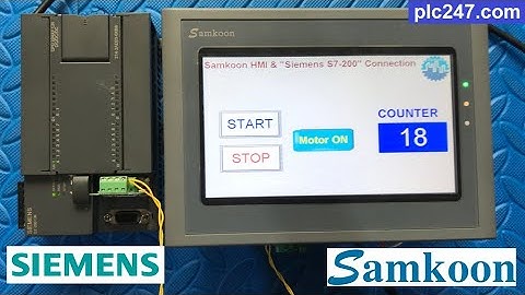 Samkoon HMI & Siemens S7-200 "Communication" Tutorial