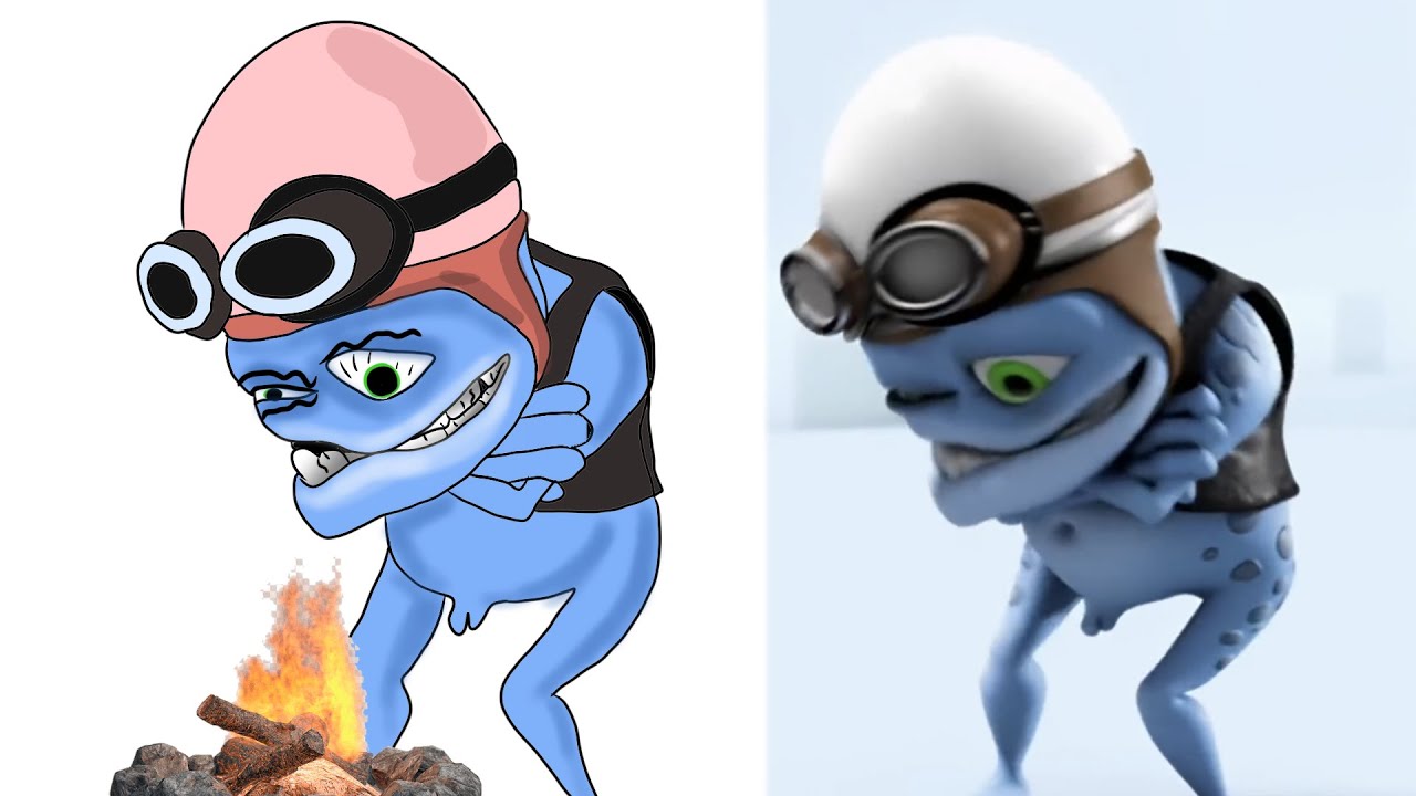Crazy Frog - Flash 3 funny cartoon drawing meme
