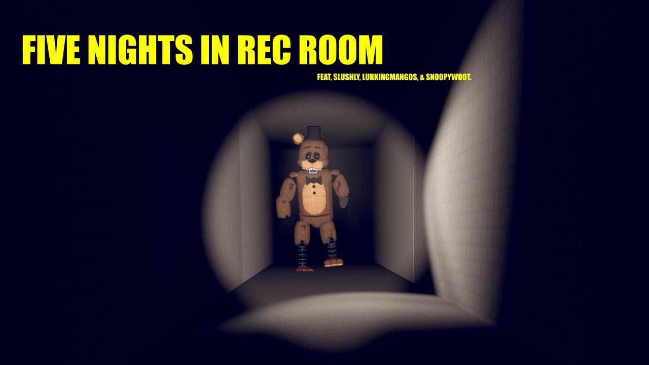 Five Nights In Rec Room? (FNaF VR Experience) YouTube
