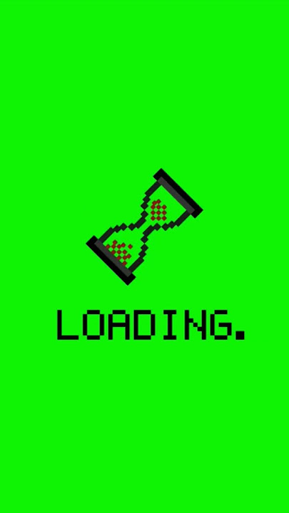 Free Footage Download | Hour Glass Loading #greenscreen #editable #illustration # #animated #vector