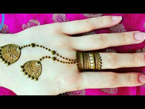 Eid Special 14 Fancy Jewellery Henna Mehndi Design For Back Side