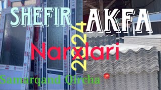 Samarqand Qircha bozorida shefir va akfa narxlari