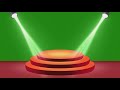 Ecran fond vert  projecteur de lumire scne  spectacle podium  animation