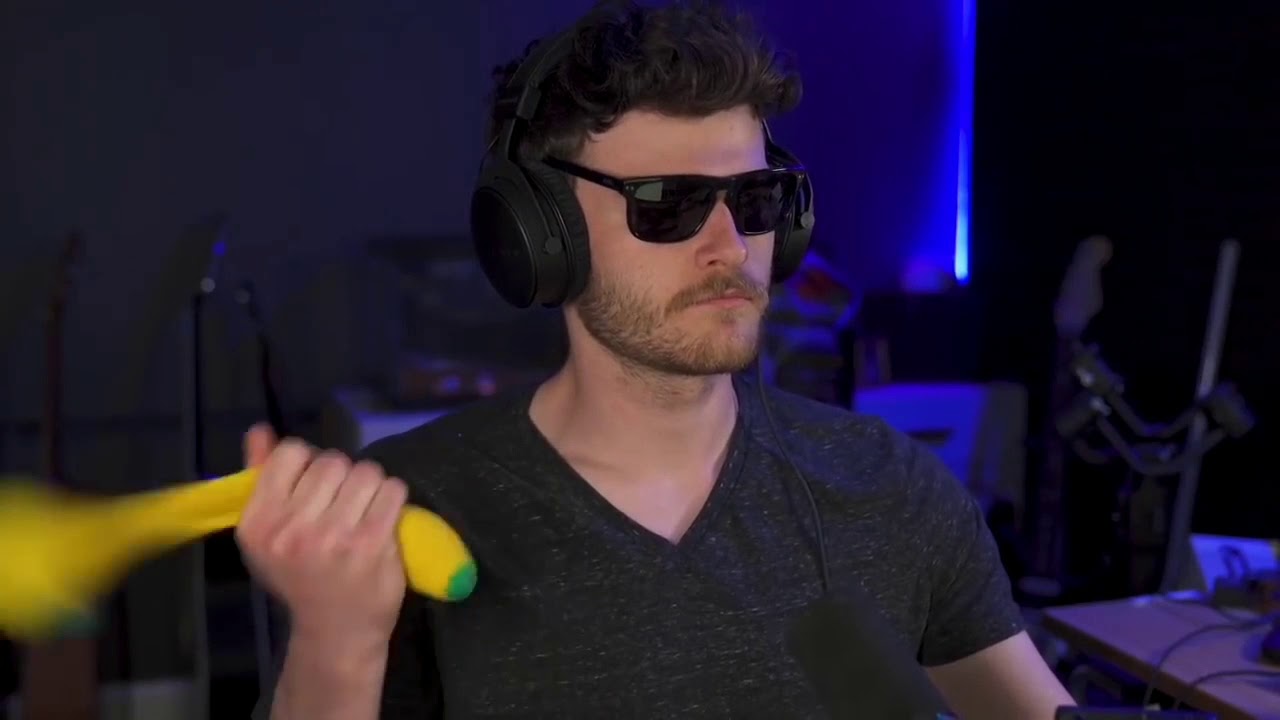 oompaville plays with his average sized banana. 