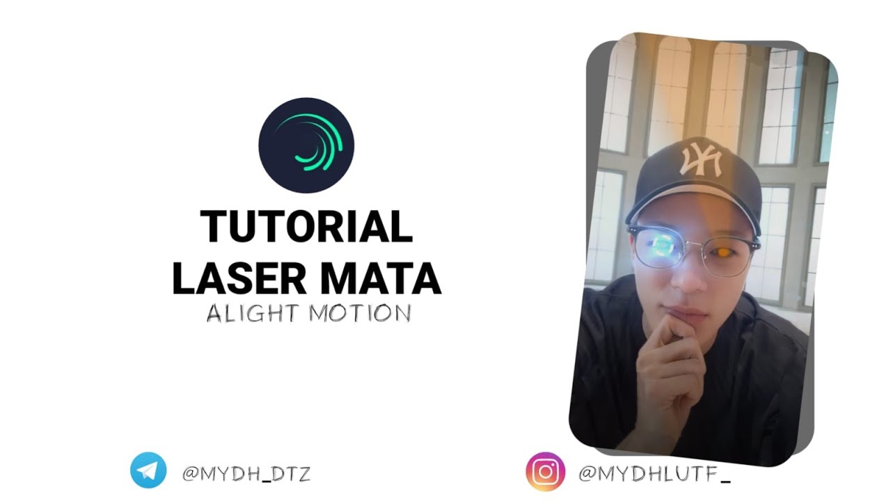 TUTORIAL LASER MATA ON ALIGHT MOTION