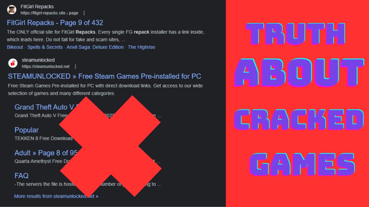 Dark Truth about Pirated Games Exposed! 😰😰#nopiracy - YouTube