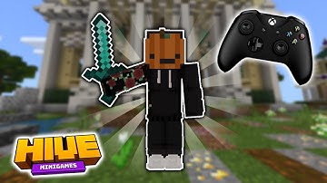 1v1 VS The BEST Controller Player on the HIVE! (Minecraft Bedrock)