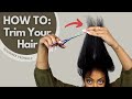 How To Trim Your Own Hair | Beginner Friendly 😊