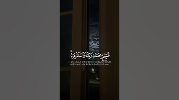 (إذا جاء نصر الله والفتح) سورة النصر