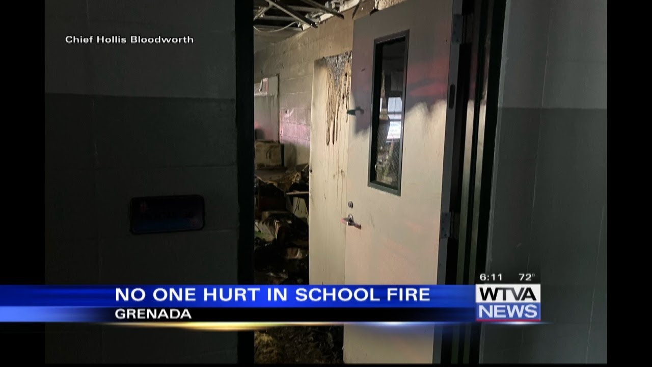 No injuries after fire at Grenada elementary school