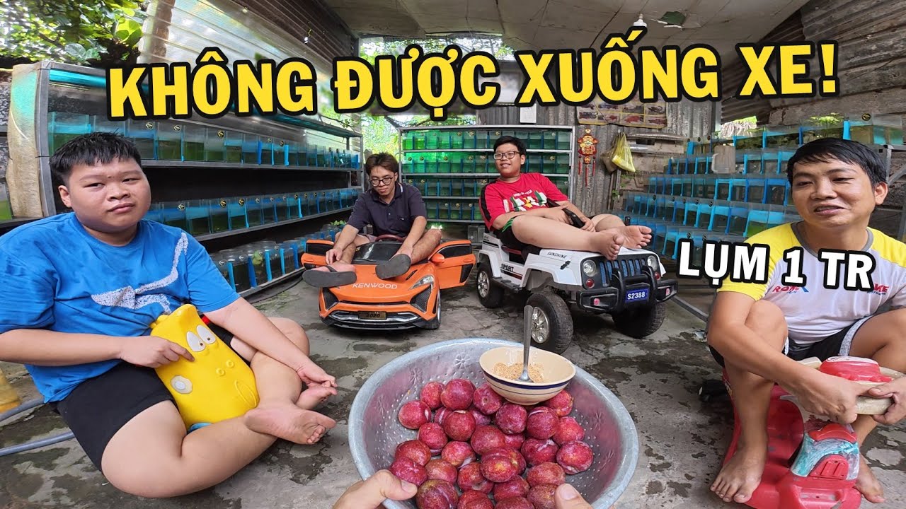 Thử thách người cuối cùng ngồi trên xe Đồ Chơi sẻ nhận được 1 triệu