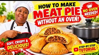 NO OVEN! MAKE SOFT & CRISPY MEAT PIE AT HOME  screenshot 5
