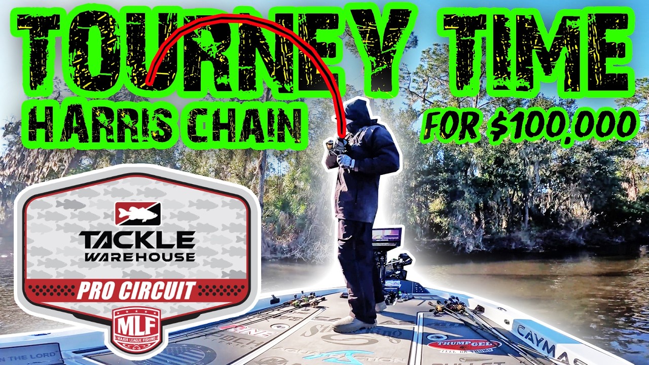 TOURNEY DAY 1! MLF PRO CIRCUIT On The HARRIS CHAIN OF LAKES!