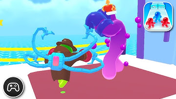 Join Blob Clash 3D - Gameplay Walkthrough Part 1 - Basic Game Level 8-11 (iOS, Android)